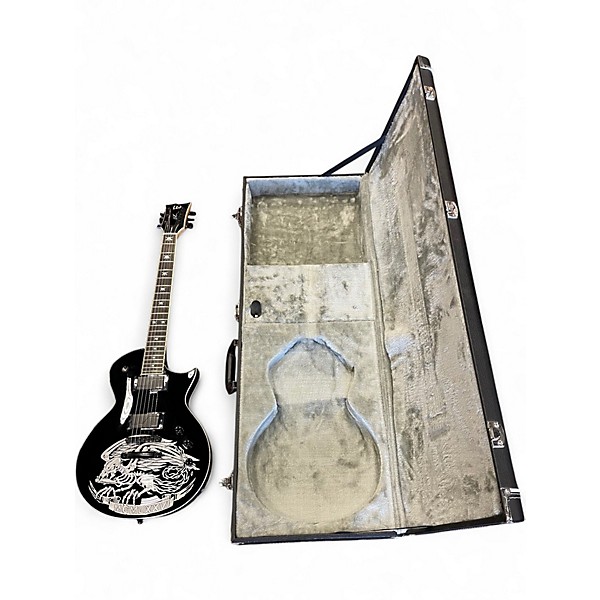 Used ESP LTD Will Adler Warbird Black Solid Body Electric Guitar