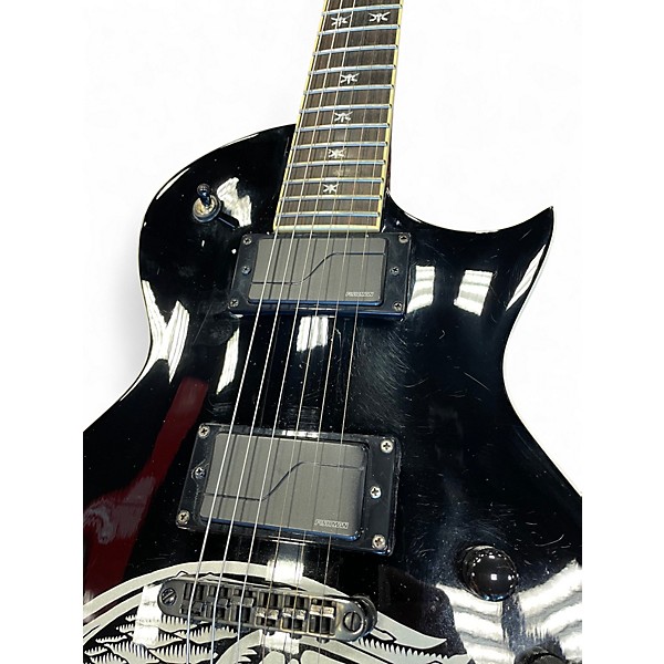 Used ESP LTD Will Adler Warbird Black Solid Body Electric Guitar