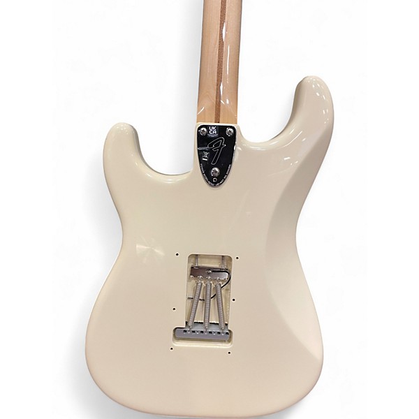 Used Fender Ritchie Blackmore Signature Stratocaster Olympic White Solid Body Electric Guitar
