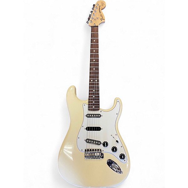 Used Fender Ritchie Blackmore Signature Stratocaster Olympic White Solid Body Electric Guitar