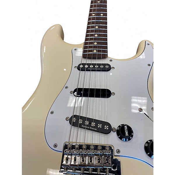 Used Fender Ritchie Blackmore Signature Stratocaster Olympic White Solid Body Electric Guitar
