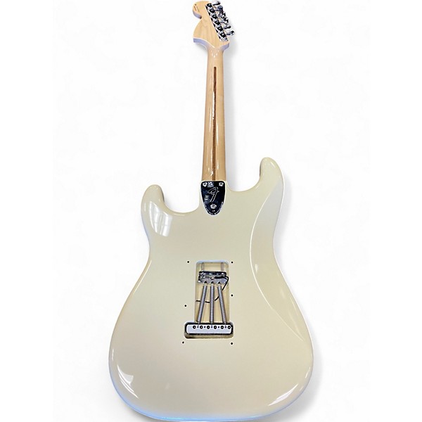 Used Fender Ritchie Blackmore Signature Stratocaster Olympic White Solid Body Electric Guitar