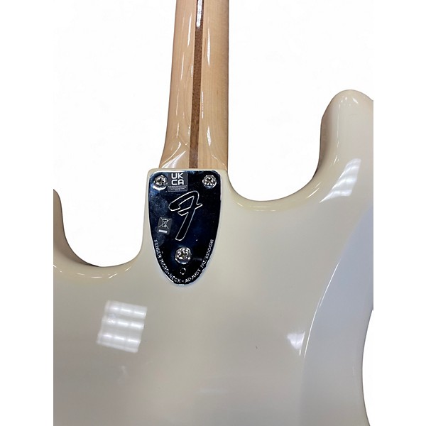 Used Fender Ritchie Blackmore Signature Stratocaster Olympic White Solid Body Electric Guitar