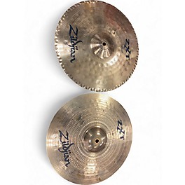 Used Zildjian 14in ZXTN Max Hat set Cymbal