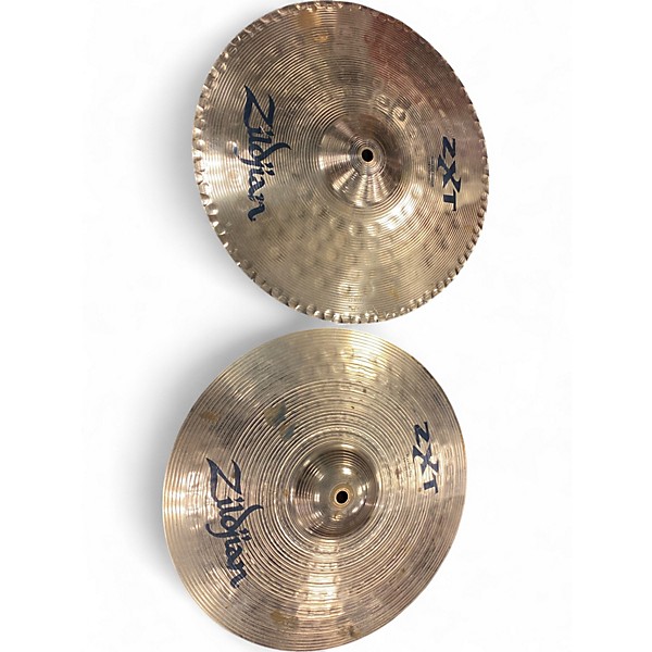Used Zildjian 14in ZXTN Max Hat set Cymbal
