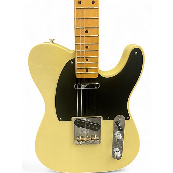 Used Fender 10 FOR 15 AMERICAN VINTAGE 1951 KORINA TELECASTER Vintage White Solid Body Electric Guitar