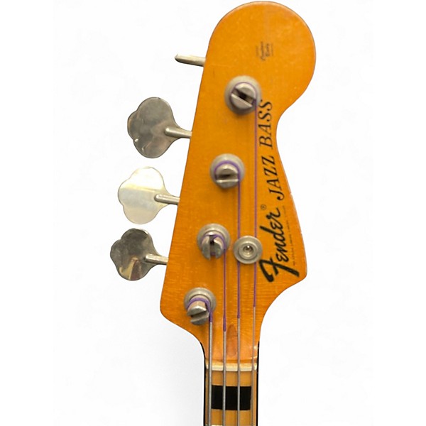 Vintage 1973 Fender JAZZ BASS Sunburst Electric Bass Guitar