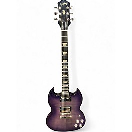 Used Epiphone SG MODERN FIGURED Trans Purple Solid Body Electric Guitar