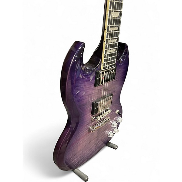 Used Epiphone SG MODERN FIGURED Trans Purple Solid Body Electric Guitar