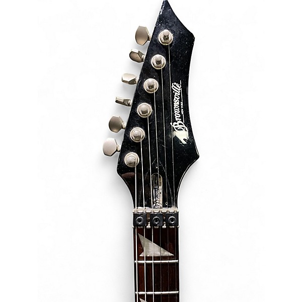 Used Brownsville "super strat"  blue Solid Body Electric Guitar