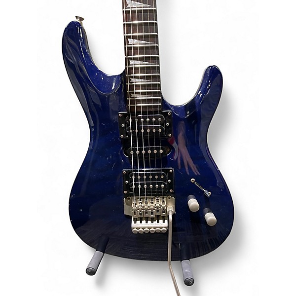 Used Brownsville "super strat"  blue Solid Body Electric Guitar