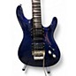 Used Brownsville "super strat"  blue Solid Body Electric Guitar