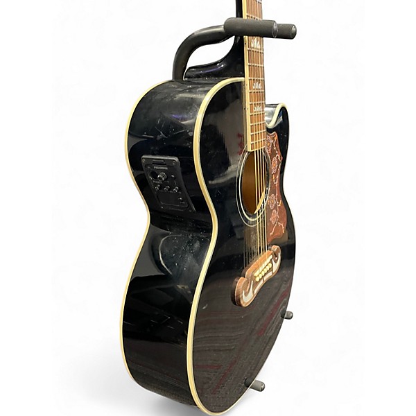 Used Epiphone J-200 EC STUDIO Black Acoustic Guitar