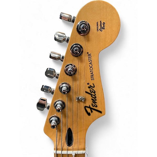 Used Fender Standard Stratocaster Olympic White Solid Body Electric Guitar