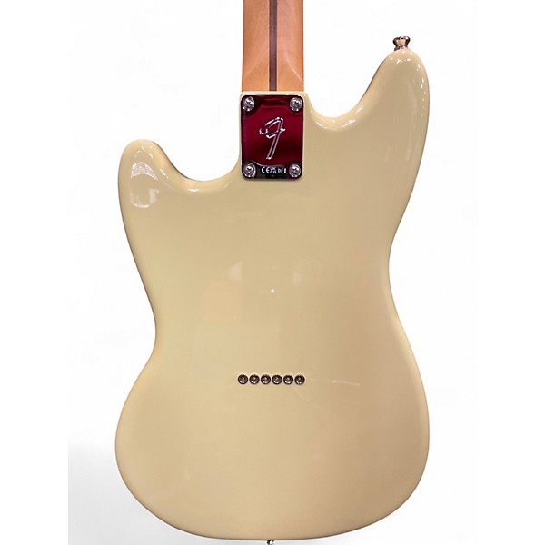 Used 2025 Fender player ii series mustang Hialeah Yellow Solid Body Electric Guitar