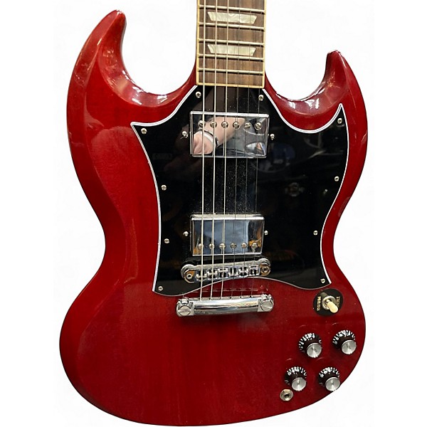 Used 2021 Gibson SG Trans Red Solid Body Electric Guitar