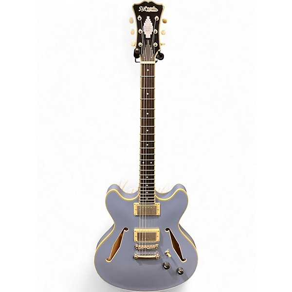 Used D'Angelico Excel DC Tour Slate Blue Hollow Body Electric Guitar