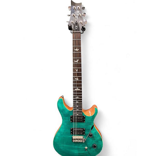 Used PRS SE CE24 Turquoise Solid Body Electric Guitar