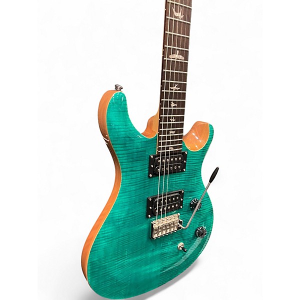 Used PRS SE CE24 Turquoise Solid Body Electric Guitar