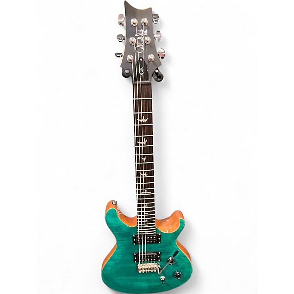 Used PRS SE CE24 Turquoise Solid Body Electric Guitar
