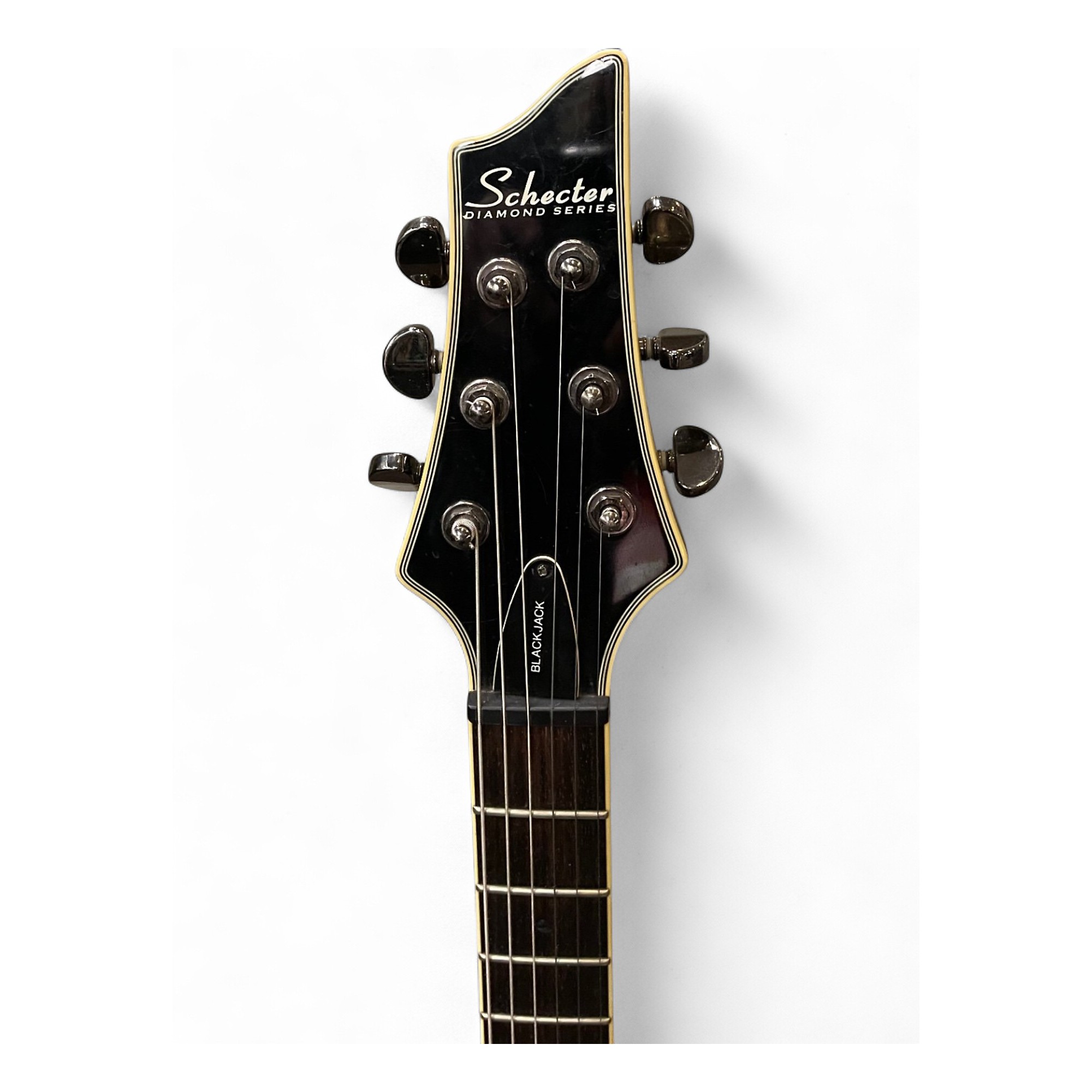 Used Schecter Guitar Research Diamond Series PT Blackjack Black