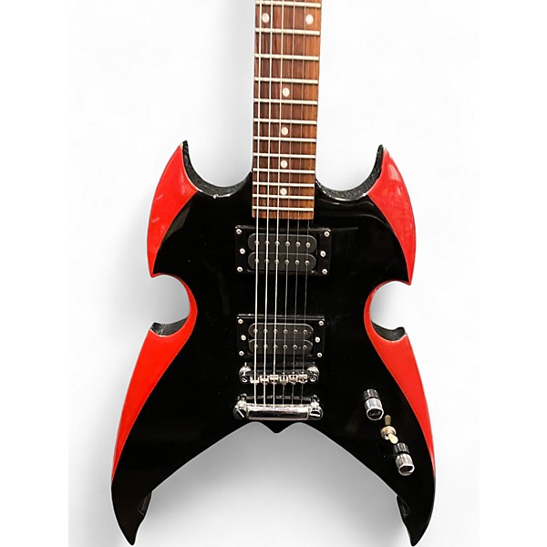 Used Silvertone PSAP1 Apocalypse Kiss Paul Stanley Black Solid Body Electric Guitar