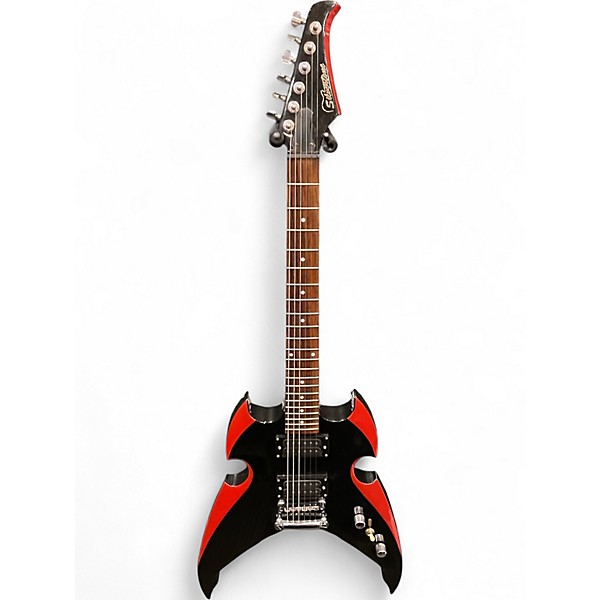 Used Silvertone PSAP1 Apocalypse Kiss Paul Stanley Black Solid Body Electric Guitar