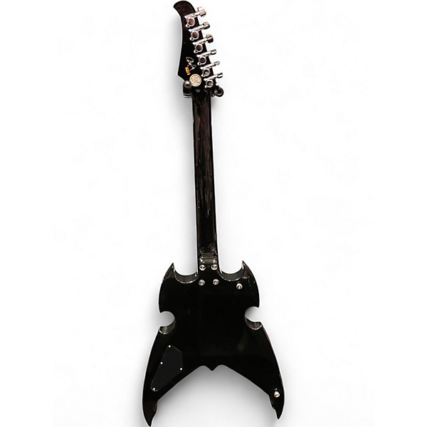 Used Silvertone PSAP1 Apocalypse Kiss Paul Stanley Black Solid Body Electric Guitar