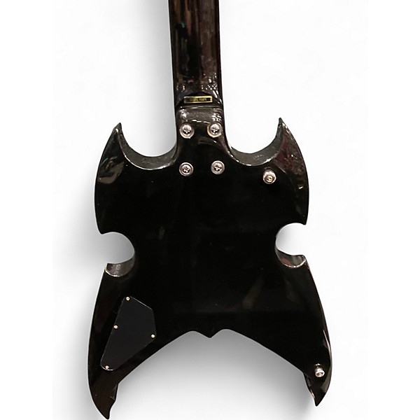 Used Silvertone PSAP1 Apocalypse Kiss Paul Stanley Black Solid Body Electric Guitar