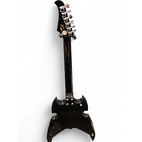 Used Silvertone PSAP1 Apocalypse Kiss Paul Stanley Black Solid Body Electric Guitar