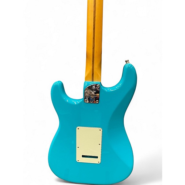 Used 2022 Fender American Professional II Stratocaster Miami Blue Solid Body Electric Guitar