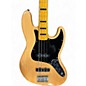 Used 2021 Squier Classic Vibe 70s Jazz Bass Natural Electric Bass Guitar