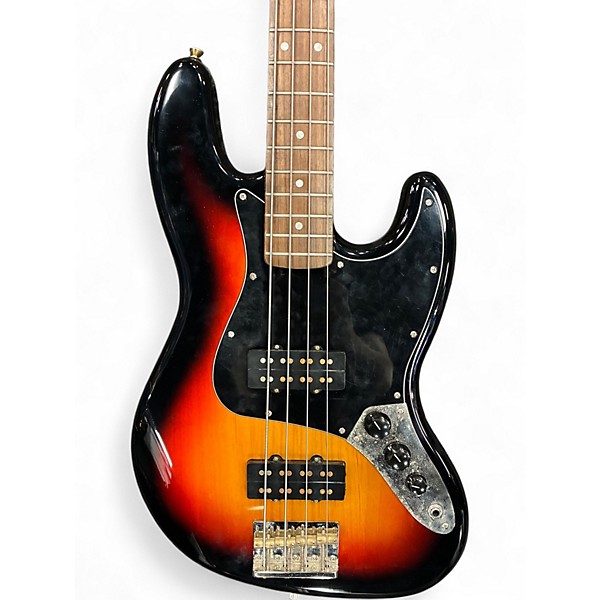 Used Fender Modern Player Jazz Bass 3 Color Sunburst Electric Bass Guitar