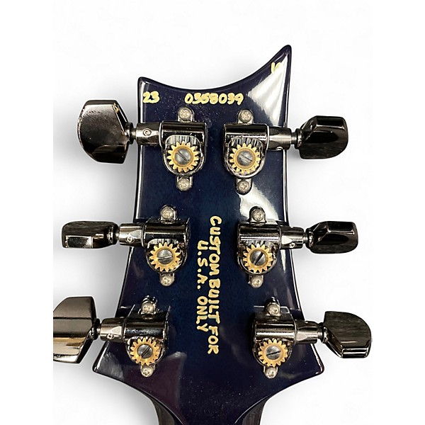 Used PRS STUDIO 22 WOOD LIBRARY BRIZILLIAN PATTERN NECK QUILTED Aquableux Purple Burst Solid Body Electric Guitar