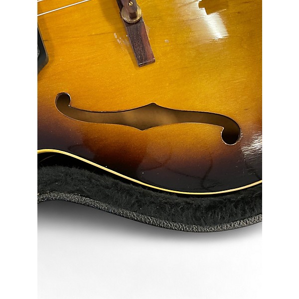 Vintage 1950s Gibson ES-225T Sunburst Hollow Body Electric Guitar