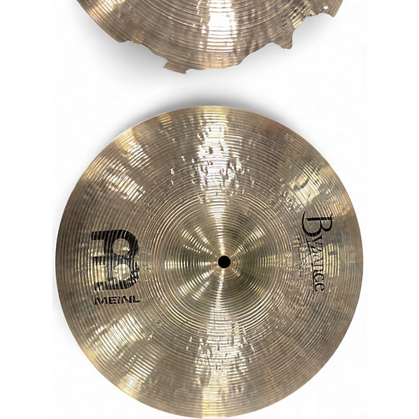 Used MEINL 14in Byzance Medium Hi Hat Pair Cymbal