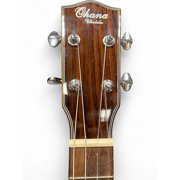 Used Ohana BK35G Natural Solid Body Electric Guitar