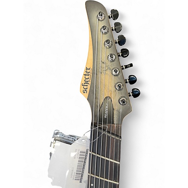 Used Schecter Guitar Research REAPER-7 CHARCOAL BURST Solid Body Electric Guitar