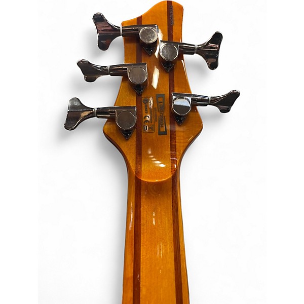 Used Ibanez BTB785PB BROWN BIRDSEYE Solid Body Electric Guitar