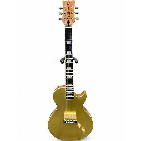 Used King Gold Top Gold Solid Body Electric Guitar