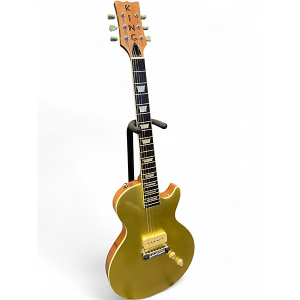 Used King Gold Top Gold Solid Body Electric Guitar