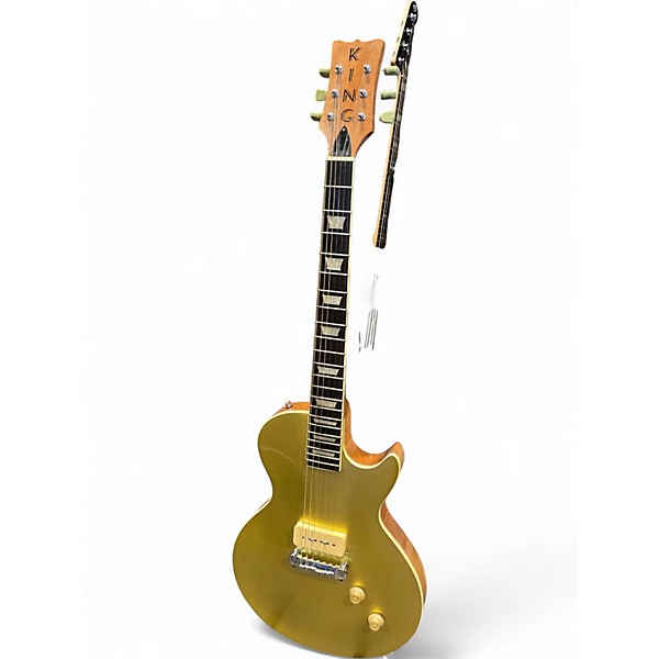 Used King Gold Top Gold Solid Body Electric Guitar