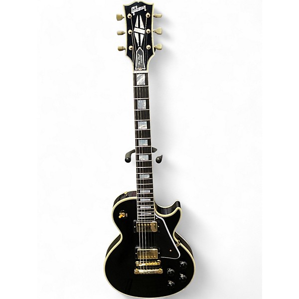 Used 2011 Gibson LPB7 1957 Les Paul Custom Black Solid Body Electric Guitar