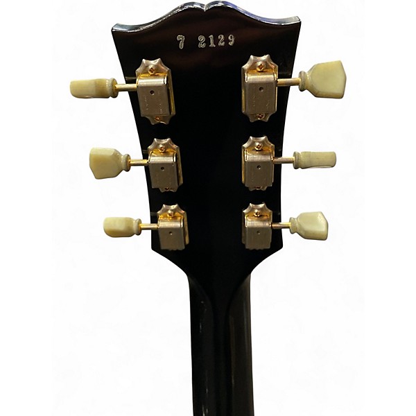 Used 2011 Gibson LPB7 1957 Les Paul Custom Black Solid Body Electric Guitar