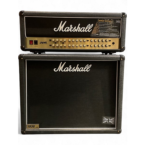 Used Marshall JVM 410H WITH 1936 LEAD 2X12 CAB Guitar Stack