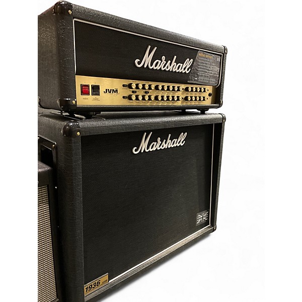 Used Marshall JVM 410H WITH 1936 LEAD 2X12 CAB Guitar Stack