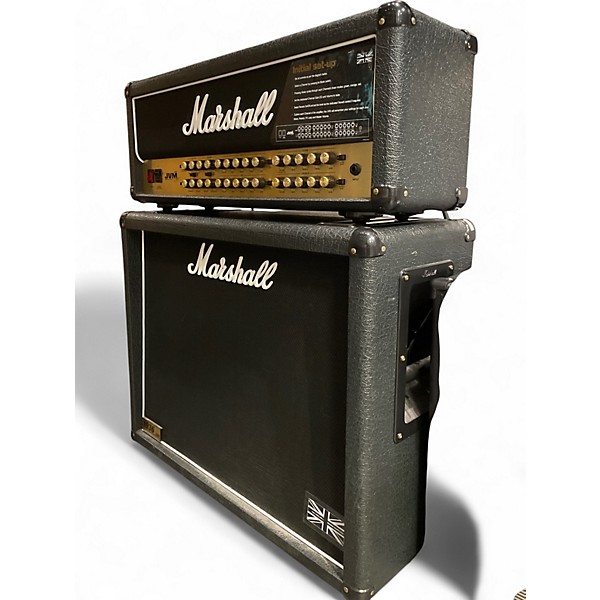 Used Marshall JVM 410H WITH 1936 LEAD 2X12 CAB Guitar Stack