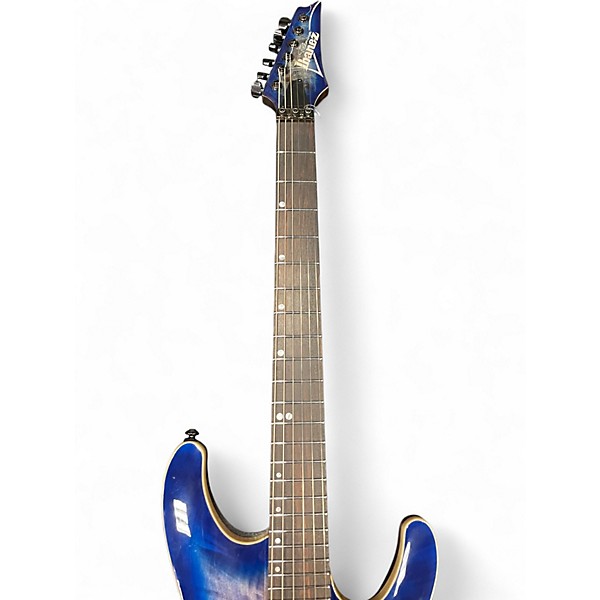 Used Ibanez s1070pbz Cerulean Blue Solid Body Electric Guitar