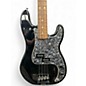 Used Fender Standard Precision Bass Black Electric Bass Guitar