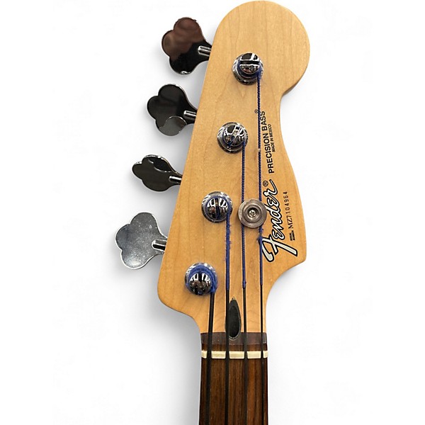 Used Fender Standard Precision Bass Black Electric Bass Guitar